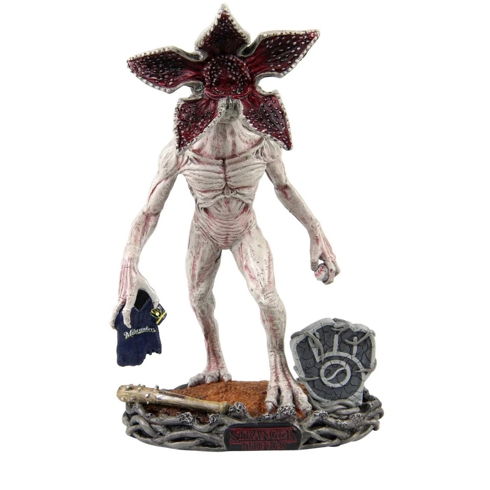 Stranger‎ Things Demogorgon Milwaukee Brewers MLB Bobblehead FOCO Netflix New